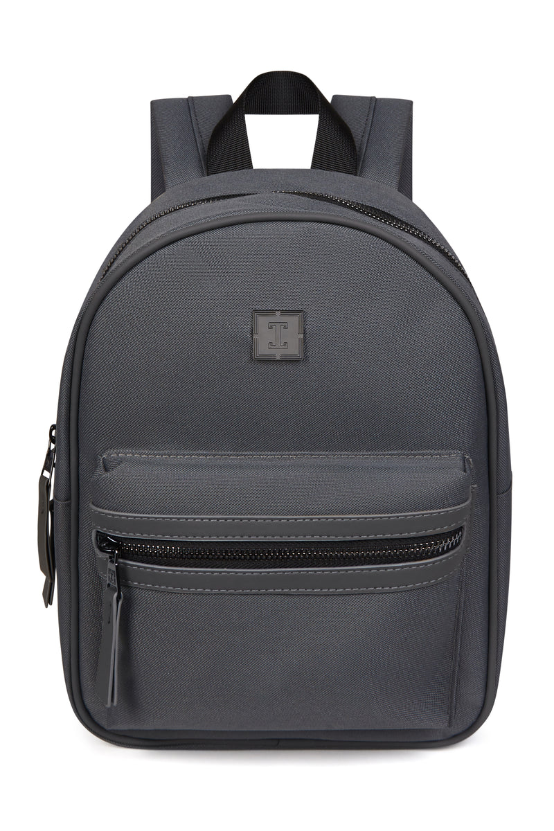 Mini grey City Backpack